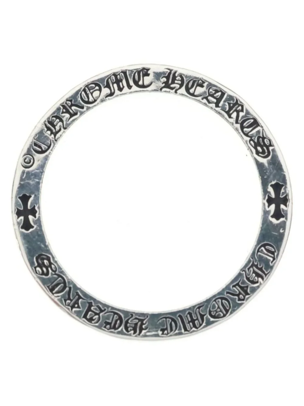 Chrome Hearts Spacer Forever Ring Silver